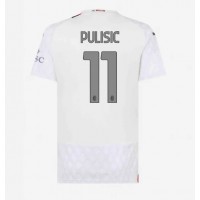 AC Milan Christian Pulisic #11 Auswärtstrikot Frauen 2023-24 Kurzarm